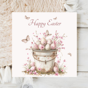 Serviette En Papier Vintage Delicate Springtime Pastel Brunch de Pâque