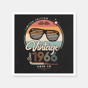 Serviette En Papier Vintage depuis 1966