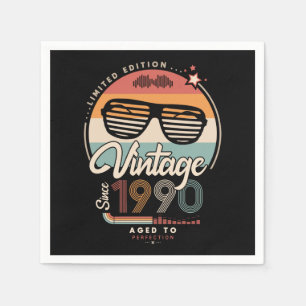Serviette En Papier Vintage depuis 1990