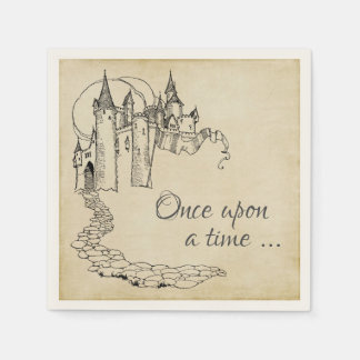 Serviette En Papier Vintage fée conte Princesse Napkins