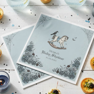Serviette En Papier Vintage Floral Rocse Baby shower