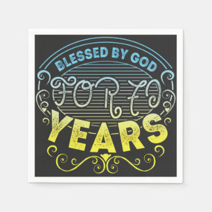 Serviette En Papier vintage Funny 70 ans dire citation