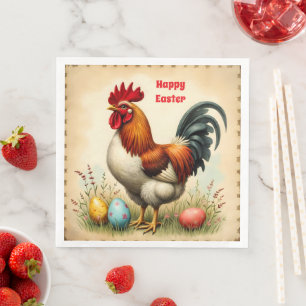 Serviette En Papier Vintage Holiday Collection tendance Pâques
