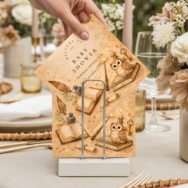 Serviette En Papier Vintage Magic Potion Baby Shower (Créateur téléchargé)