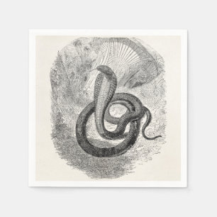 Serviette En Papier Vintage Naia Haje serpent - Serpent Modèle de rept
