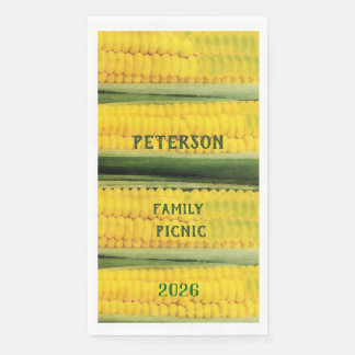 Serviette En Papier Vintage Sweet Corn -personalized 