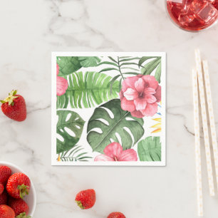 Serviette En Papier Vintage tropical