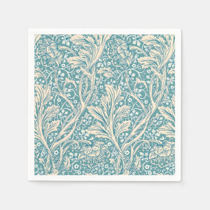 Serviette En Papier Vintage William Morris Arcadia Floral Sans Couture