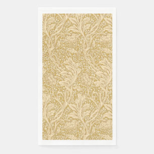 Serviette En Papier Vintage William Morris Arcadia Gold Sans Couture