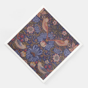 Serviette En Papier Vintage William Morris Strawberry Thief