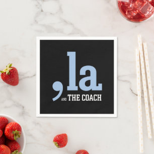 Serviette En Papier Virgule La Kamala Harris Tim Walz Entraîneur 2024