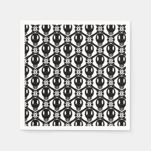 Serviette En Papier Visages morbides