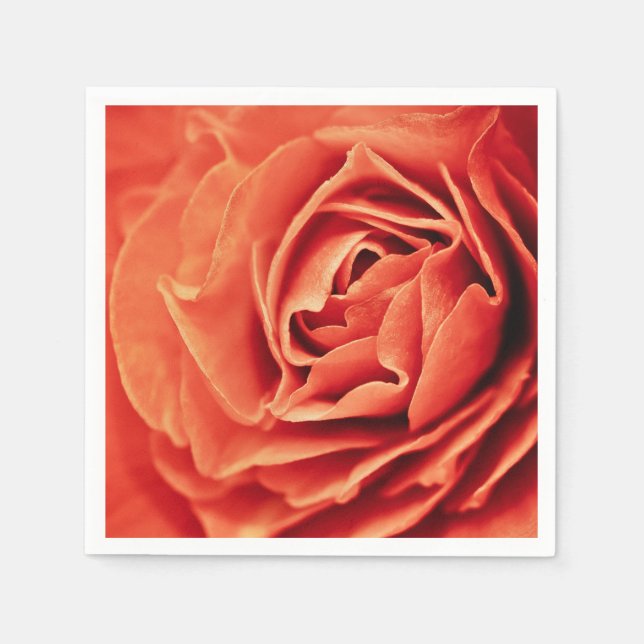 Serviette En Papier vivant rose (Devant)