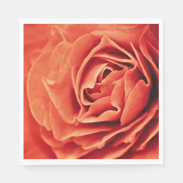 Serviette En Papier vivant rose (Devant)