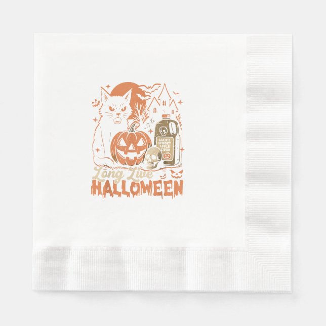 Serviette En Papier Vive Halloween (Devant)