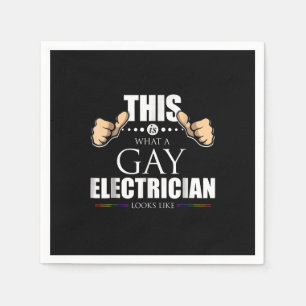 Serviette En Papier Voici À Quoi Ressemble Un Électricien Gay