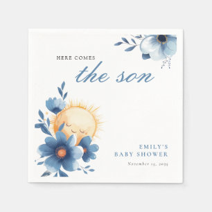 Serviette En Papier Voici le Baby shower du Fils