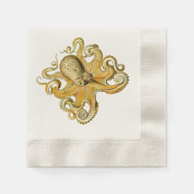 Serviette En Papier Voie phare d'Octopus (Devant)
