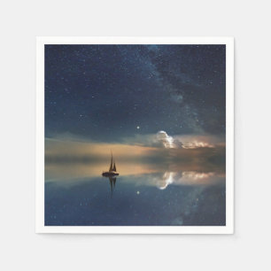 Serviette En Papier Voile vers les nuages 