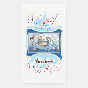 Serviette En Papier Voisins pour dîner Invitation à une fête pour in