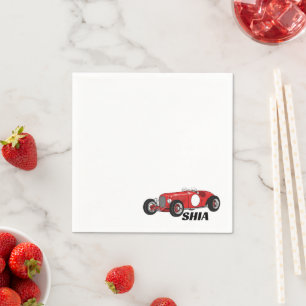 Serviette En Papier voiture ancienne upsherin finalred
