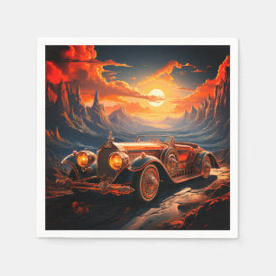 Serviette En Papier Voiture Artsy