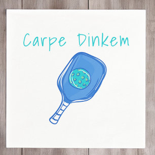 Serviette En Papier Voiture de sport Carpe Dinkem Bleue Paddle Pickleb