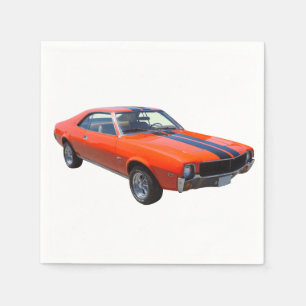Serviette En Papier Voiture musculaire AMC Javlin 1969
