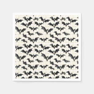 Serviette En Papier Vol de minuit - Échos de chauve-souris