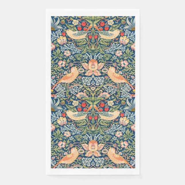 Serviette En Papier Voleur de fraises W Morris  (Devant)