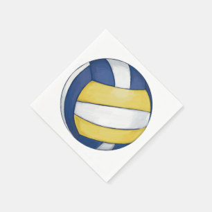Serviette En Papier Volleyball