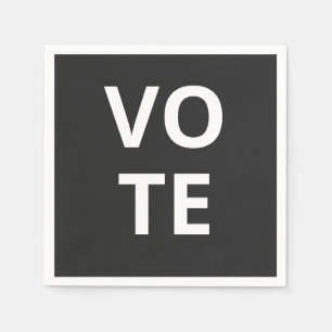 Serviette En Papier Vote