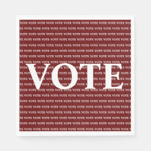 Serviette En Papier Vote