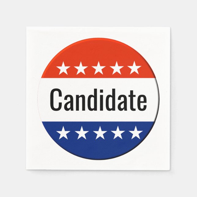 Serviette En Papier Vote 2026 Élection de mi-mandat (Devant)