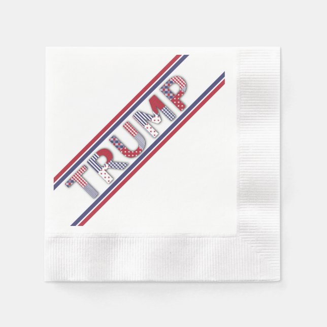 Serviette En Papier Voter Trump (Devant)