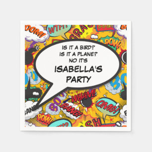 Serviette En Papier Votre Bulle de Texte Discours Amusant Livre de Ban