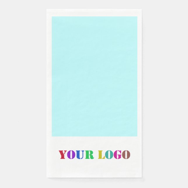 Serviette En Papier Votre Entreprise Logo Papier Serviettes Invité Cou (Devant)