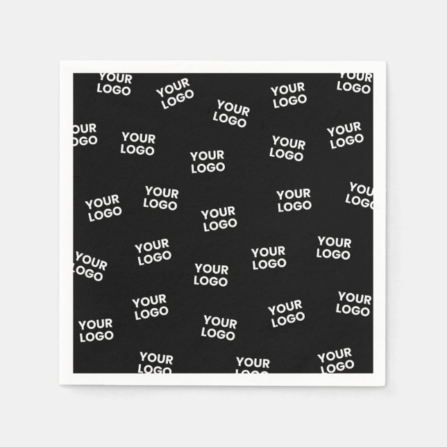 Serviette En Papier Votre image, logo d'entreprise ou tout autre desig (Devant)