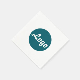SERVIETTE EN PAPIER VOTRE LOGO ICI NOM ET TEXTE PERSONNALISÉS 