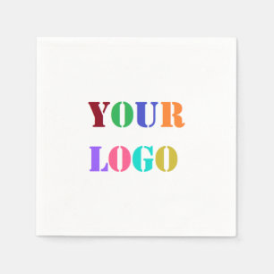 Serviette En Papier Votre logo Photo Napkins Société promotionnelle