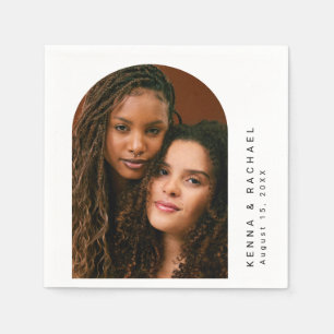 Serviette En Papier Votre Mariage photo Deux épouses LGBTQ