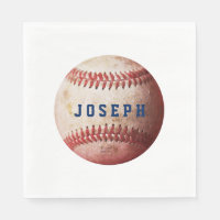Votre nom Vintage Sports Baseball