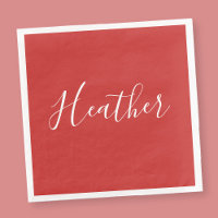 Votre script blanc personnalisé en rouge