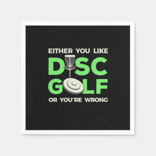Serviette En Papier Vous Aimez Disk Golf