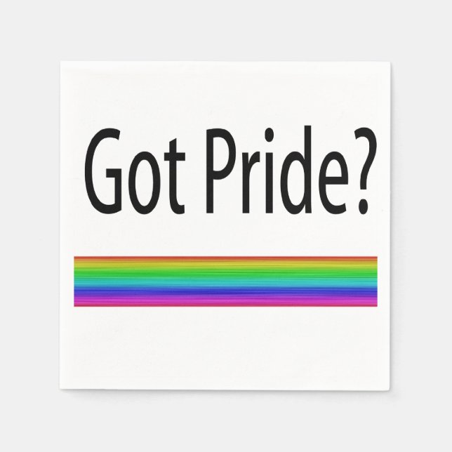 Serviette En Papier Vous avez de la fierté ? (Devant)
