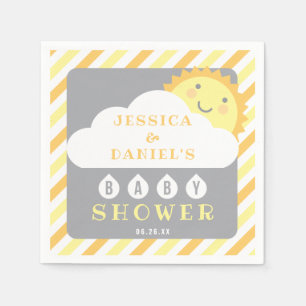 Serviette En Papier Vous Êtes Mon Sunshine Baby shower Cocktail Napkin