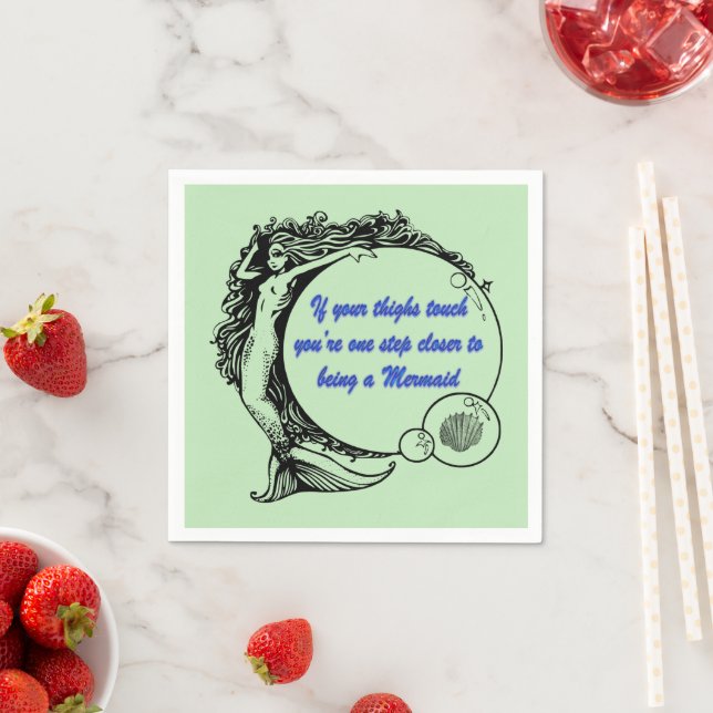 Serviette En Papier Vous êtes une Sirène (En situation)