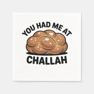 Serviette En Papier Vous m'aviez eu à Challah Juif Juif Hanoukka