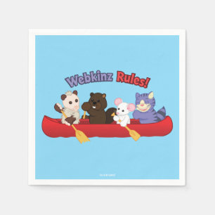Serviette En Papier Voyage de canoë de règles de Webkinz Webkinz