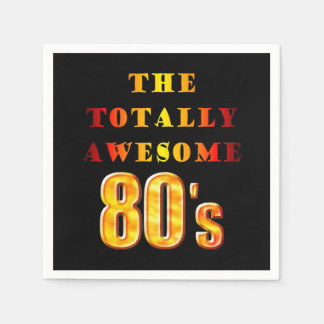 Serviette En Papier Vraiment génial 80s Cocktail Napkin
